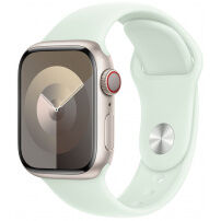 Curea sport originală Apple pentru Apple Watch Ultra 49mm / 46mm / 45mm / 44mm / 42mm - M/L - mentol deschis