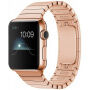 Curea de lux din o?el inoxidabil pentru Apple Watch 42mm / 41mm / 40mm / 38mm - roz auriu