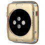 Husă din cauciuc BASEUS, ultra subţire, pentru Apple Watch 42mm (gr. 0,65mm) – aurie-transparentă