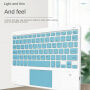 Tastatură wireless cu Bluetooth ?i touchpad - galbenă