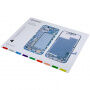 Pad magnetic de service JIAFA pentru repararea iPhone 13 mini - alb