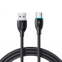 Cablu pentru încărcare ?i transfer de date JOYROOM S-A30 Star-Ring Series USB-A / USB-C pentru iPhone / iPad / AirPods - 1 m - negru