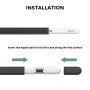 Husă din silicon AhaStyle pentru Apple Pencil (USB-C) - negru