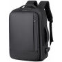 Rucsac multifunc?ional cu port extern USB pentru iPad / MacBook cu dimensiuni de maxim 16" - negru