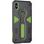 Carcasă rezistentă NILLKIN Defender II pentru iPhone XS Max - verde