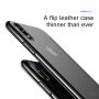 Husă flip BASEUS, pentru iPhone XS Max - negru
