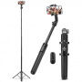 Selfie stick Spigen S560W Tripod Bluetooth pentru iPhone - neagră