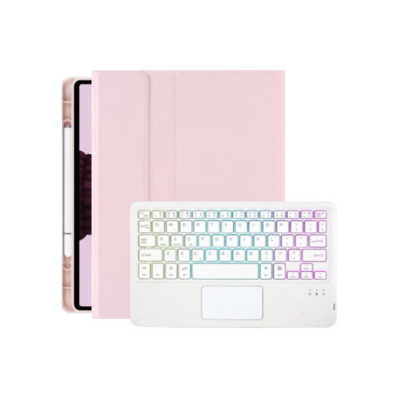 Husă cu tastatură cu iluminare de fundal, touchpad ?i compartiment