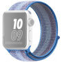 Curea din nailon cu dungi pentru Apple Watch 42mm / 41mm / 40mm / 38mm - albastru