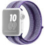 Curea din nailon cu dungi pentru Apple Watch 42mm / 41mm / 40mm / 38mm - violet