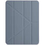 Husă cu suport origami ?i compartiment pentru Apple Pencil pentru iPad Air 4 (2020) / Air 5 (2022) / Pro 11" (2018-2022) - gri albăstrui
