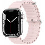 Curea oceanică din silicon pentru Apple Watch 42mm / 41mm / 40mm / 38mm - roz deschis