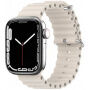 Curea oceanică din silicon pentru Apple Watch 42mm / 41mm / 40mm / 38mm - bej