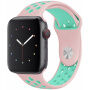 Curea silicon, pentru Apple Watch 42mm / 41mm / 40mm / 38mm - roz-turcoaz