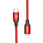 Cablu BASEUS lightning / USB-C, pentru iPhone - 2m - roșu