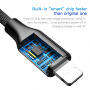 Cablu BASEUS lightning / USB-C, pentru iPhone - 2m - negru