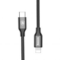 Cablu BASEUS lightning / USB-C, pentru iPhone - 2m - negru