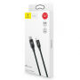 Cablu BASEUS lightning / USB-C, pentru iPhone - 2m - negru