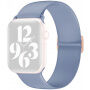 Curea din silicon cu cataramă glisantă pentru Apple Watch 42mm / 41mm / 40mm / 38mm - albastru-gri