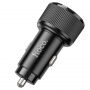 Încărcător auto cu două porturi USB-A/USB-C Hoco NZ14A Guerrero PD 20W/QC - neagră