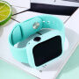 Curea din silicon cu carcasă din silicon pentru Apple Watch 45mm / 44mm - verde