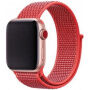Curea din nailon cu închidere cu arici pentru Apple Watch 42mm / 41mm / 40mm / 38mm - coral