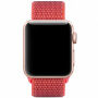 Curea din nailon cu închidere cu arici pentru Apple Watch 42mm / 41mm / 40mm / 38mm - coral