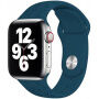 Curea din silicon cu model lăbuțe pentru Apple Watch Ultra 49mm / 46mm / 45mm / 44mm / 42mm - albastru închis