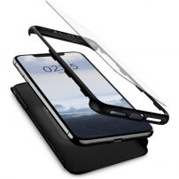 Carcasă Spigen Thin Fit 360, pentru iPhone XS Max - negru