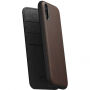 Carcasă Nomad Folio Leather case, pentru Apple iPhone XR - maro