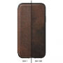 Carcasă Nomad Folio Leather case, pentru Apple iPhone XR - maro