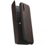 Carcasă Nomad Folio Leather Tri-Fold, pentru Apple iPhone XR - maro