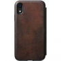 Carcasă Nomad Folio Leather Tri-Fold, pentru Apple iPhone XR - maro