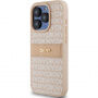Carcasă DKNY Repeat Pattern Tonal Stripe pentru iPhone 14 Pro - roz
