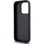 Carcasă DKNY Silver Metal Logo cu MagSafe pro iPhone 15 Pro - gri