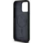 Husă din silicon DKNY Arch Logo cu MagSafe pentru iPhone 15 Pro Max - negru