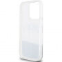 Carcasă DKNY Liquid Glitter Arch Logo pentru iPhone 14 Pro Max - argintiu