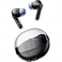 Căști wireless Soundpeats Clear - neagră