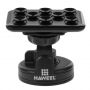 Suport auto universal HAWEEL , pivotant 360°, cu ventuze prindere pe parbriz, pentru iPhone - negru