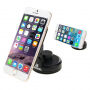 Suport auto universal HAWEEL , pivotant 360°, cu ventuze prindere pe parbriz, pentru iPhone - negru
