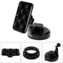 Suport auto universal HAWEEL , pivotant 360°, cu ventuze prindere pe parbriz, pentru iPhone - negru