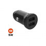 Încărcător auto FIXED 15W Smart Rapid Charge cu 2x porturi USB-A - neagră