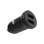 Încărcător auto FIXED 15W Smart Rapid Charge cu 2x porturi USB-A - neagră