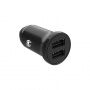 Set încărcător auto FIXED 15W 2x cablu USB cu USB-A / Lightning - 1 m - MFi pentru iPhone / iPad - negru