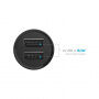 Set încărcător auto FIXED 15W 2x cablu USB cu USB-A / Lightning - 1 m - MFi pentru iPhone / iPad - negru