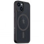 Husă transparentă Tactical Hyperstealth cu MagSafe pentru iPhone 13 mini - gri închis
