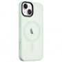 Husă transparentă Tactical Hyperstealth cu MagSafe pentru iPhone 13 mini - verde