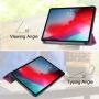 Husă din piele PU, cu funcție de adormire, pentru iPad Pro 11" (2020-2022) - violet