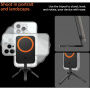 Suport Spigen S319 Tripod cu MagSafe și prindere pentru iPhone - negru