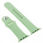 Curea din silicon cu carcasă din silicon pentru Apple Watch 45mm / 44mm - verde